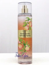 BATH & BODY WORKS HONEYSUCKLE & PEACH SPRITZ FRAGRANCE BODY MIST SPRAY 8 FL OZ