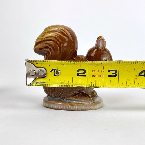 Shaker sale pepe scoiattolo vintage MCM ceramica smalto marrone 3” usato in ottime condizioni con tappi - Foto 10 di 10