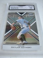 SKYLAR SZYNSKI A'S 2016 ELITE EXTRA EDITION # 705/999 ROOKIE RC GRADED 10 L@@@K