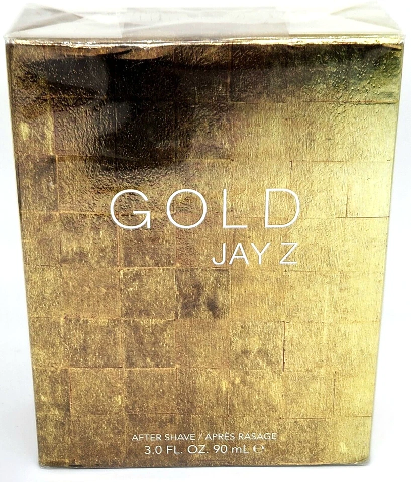 After Shave Jay Z Gold de Jay Z para hombre 3 fl oz sellado contra salpicaduras raro Foto 2 de 4