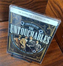 The Untouchables Steelbook (4K)-PROTECTIVE SLEEVE-NEW (Sealed)Free Box Shipping