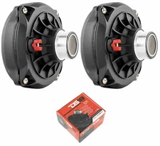 2 DS18 PRO-DR250TI 2" VC Titanium Compression Driver 8-Ohm Car Horn Tweeter Pair