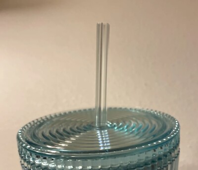 New Starbucks Green Iridescent Replacement Lid And Straw Only - No Tumbler