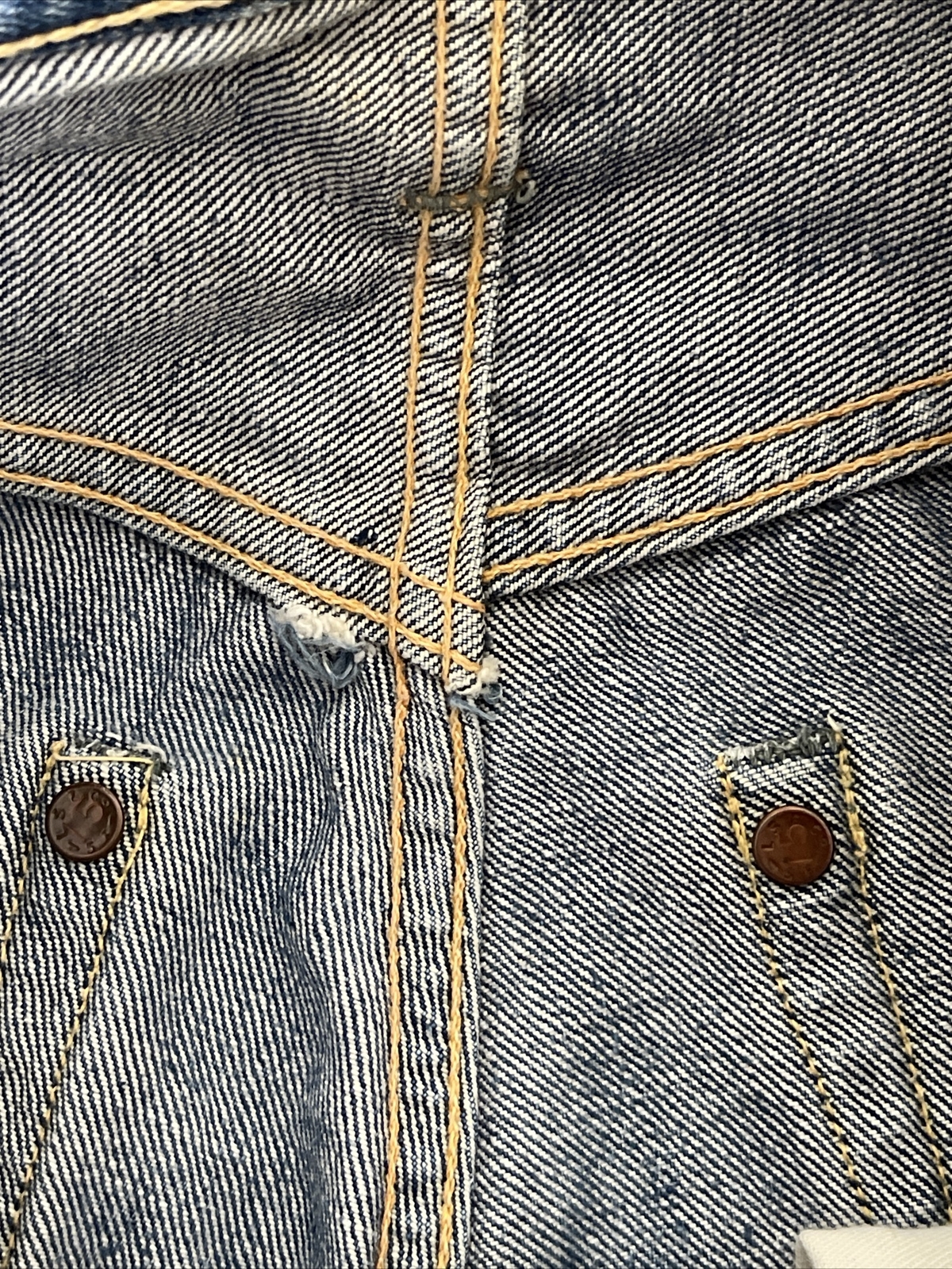 Levi's 501 Z XX Jeans Big E Redline 50s Hidden Rivets Zipper W26 L28 image 10