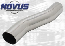 Auspuffblende Edelstahl Rund 40-55mm - Universeller Sportauspuff Für Auto Tuning