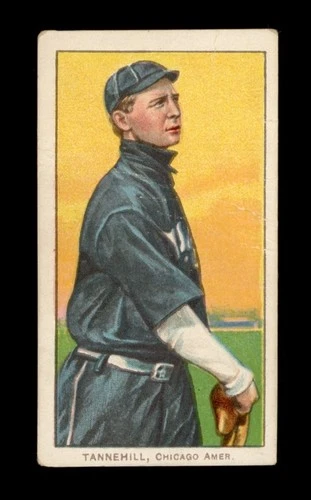 1909-11 T206 Set-Break Lee Tannehill Piedmont LOW GRADE (crease) *GMCARDS*