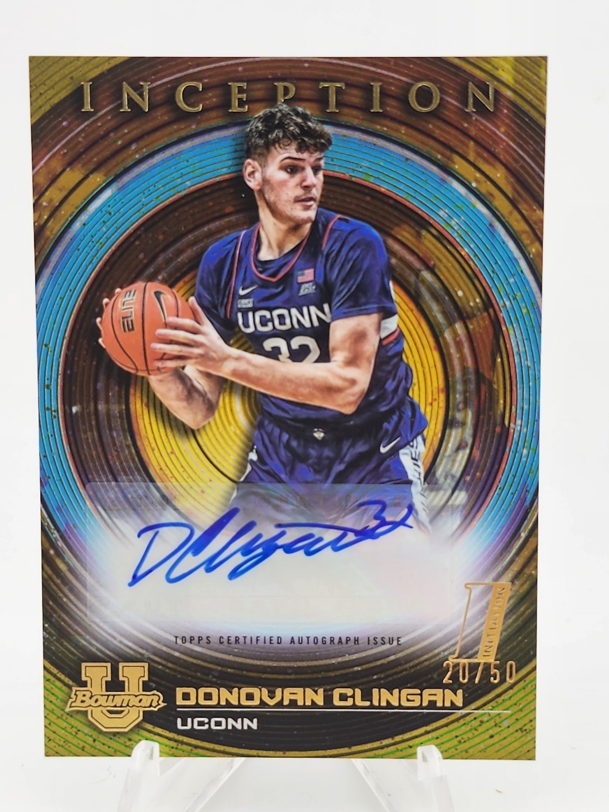 2022/23 Bowman University Inception Donovan Clingan #BIA-DCN Autograph