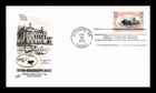 US COVER INDIAN HUNTING BUFFALO TRANS-MISSISSIPPI REISSUE FIRST DAY ISSUE