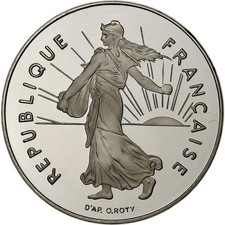 [#1260880] France, 5 Francs, Semeuse, 1994, Paris, Proof, Nickel Clad Copper-Nic
