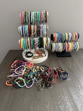 Bohemian Beaded Bracelet Mix Stretch Clay Disc Multicolor Pick 1 Your Color