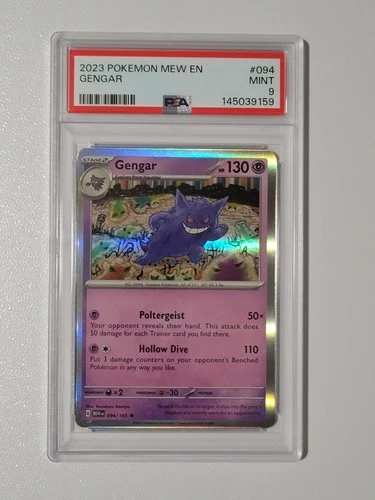 Gengar Pokemon Mew En-151 094 NM PSA 9