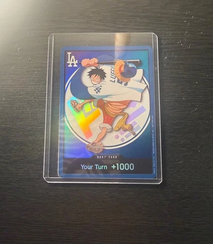 MONKEY D. LUFFY 2026 ONE PIECE x LOS ANGELES DODGERS DON!! PROMO CARD 07/02/2026