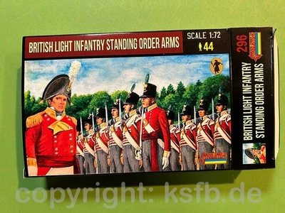 NEU 1:72 Strelets #296 Napoleon England leichte Infanterie angetreten Soldaten