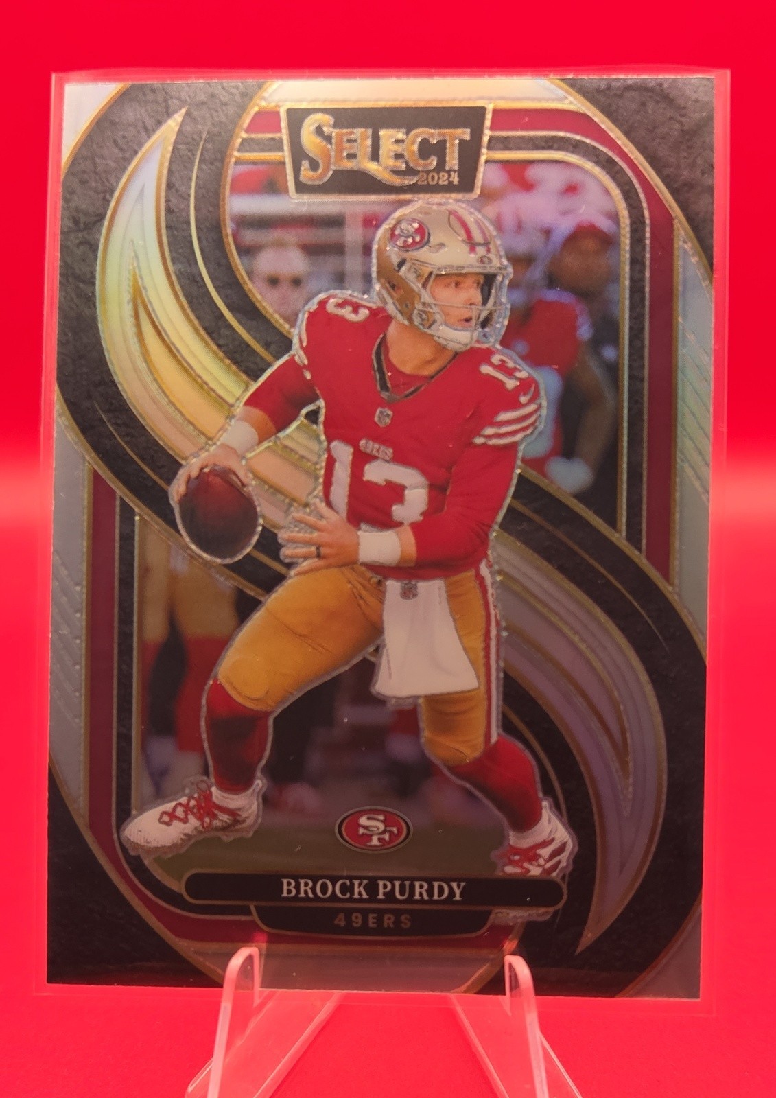 2024 Panini Select - Premier Level Brock Purdy #124 Silver Prizm