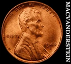 1944-S Lincoln Wheat Cent- Red Choice Gem Brilliant Uncirculated Luster #i5529