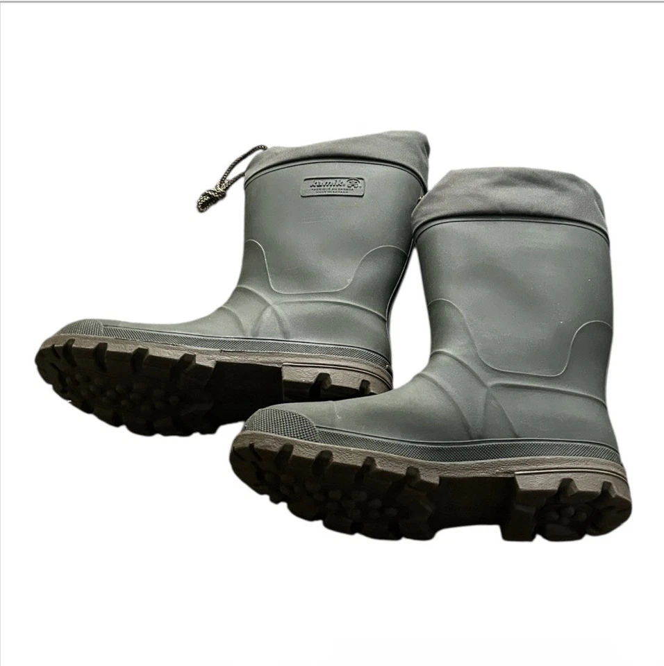 Kamik 男式 Icebreaker 绝缘橡胶靴 9 码 Khaki Briwn — 第 3/4 张图片