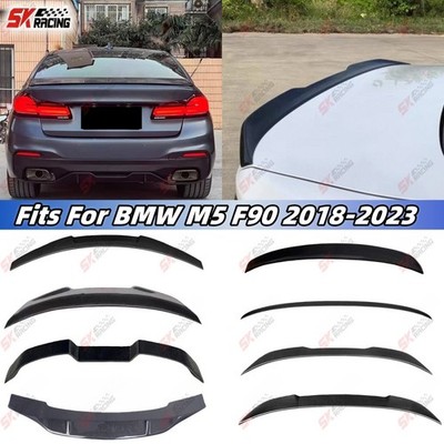 Fits BMW M5 F90 18-23 Carbon Fiber A/B/C/D/E/F/G/H Style Rear Spoiler Wing Kits