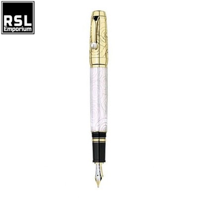 Montblanc Boheme Lacquer Akoya Pearl Fountain Pen (M) MB36008 - Unused/Boxed