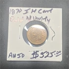 Indian Head Small Cent 1C 1870 BN Bold N Variety 1 Bronze Philadelphia KM#90