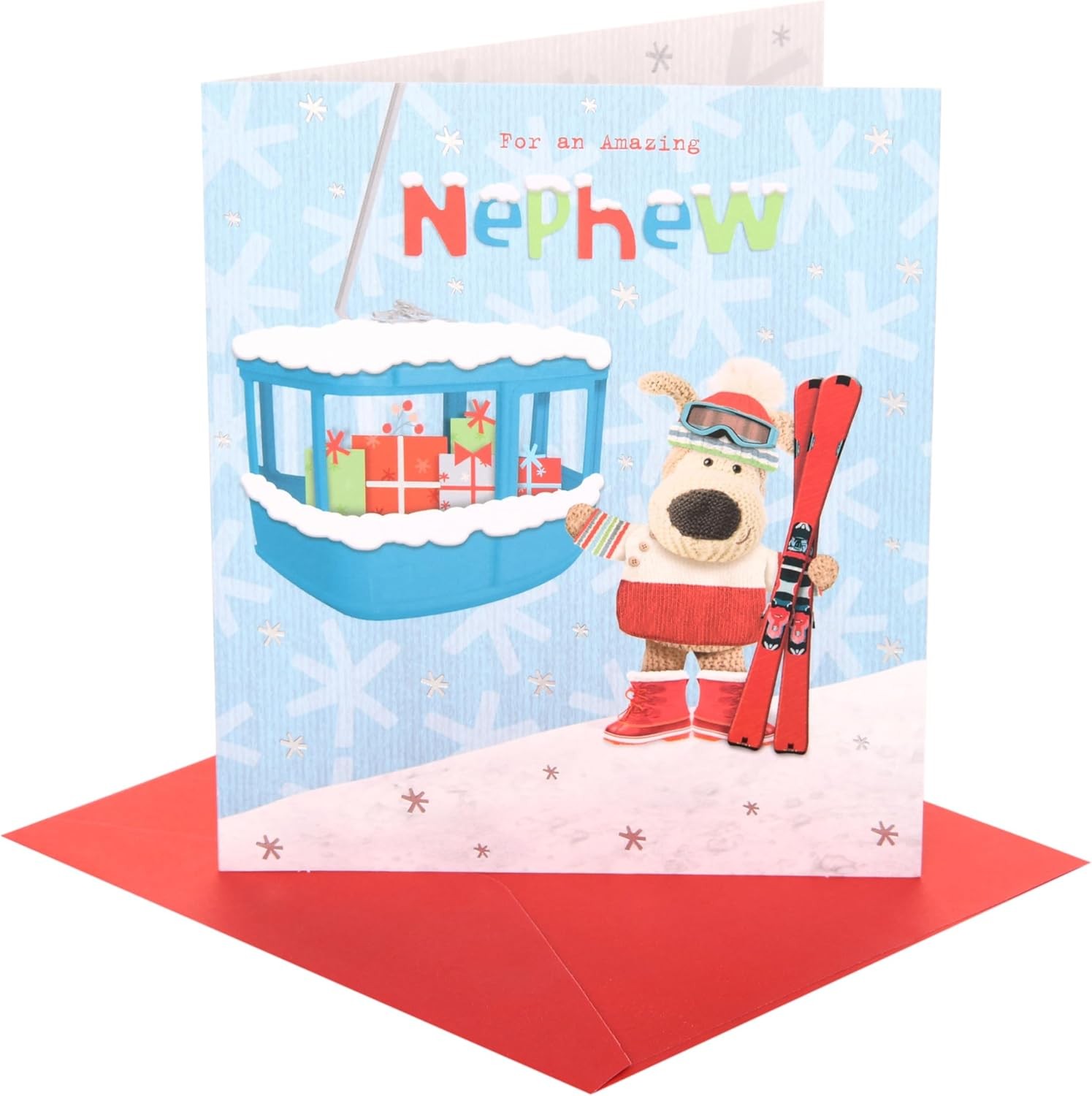 Boofle | Christmas Card for Nephew | Xmas Presents | Him, Boys, Men | Cute Desi