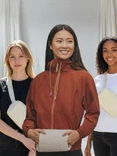 Lolë Handwarmer Belt Bag – White – One Size – NWT