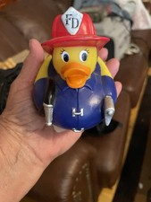 Munchkin Rubber Duck Fireman Bath Spout Bubble Bath Child Bathtub Time