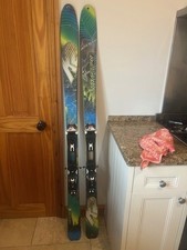 K2 Wayback Ski 170 cm touring set up, Marker 10 bindings, skins & knives