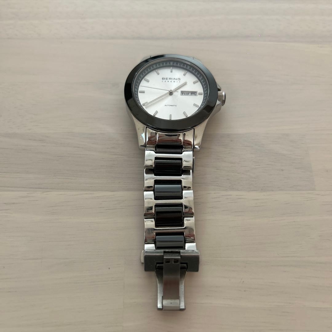 BERING Automatic Watch Ceramic Bracelet  Black Si… - image 1