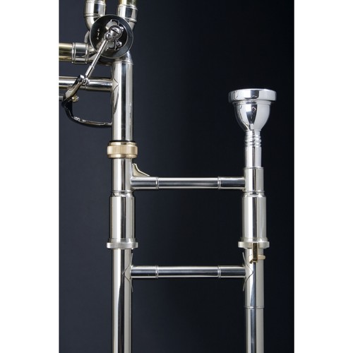 MZSL-133Q Tenorposaune Quartventil Messing Lackiert Bb/F inkl. Mundstück - Afbeelding 6 van 6