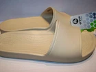 Women's Crocs Cream Size 9 Slide Sandals New Croslite, LtWt Unisex Iconic Comf