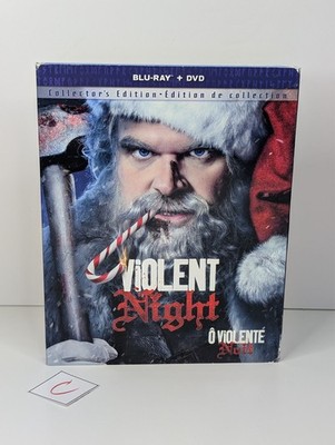 Violent Night (Blu-Ray + DVD, 2022) David Harbour, with Slipcover