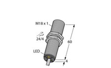 4330400 Turck Inductive Proximity Sensor; Inductive Sensing Mode; M 18 x 1;