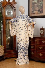 DEAR VANILLA JAPANESE KIMONO WOMEN'S ROBE GOWN AUTHENTIC MADE IN JAPAN VINTAGE