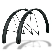 Germany B56 Bluemels Style Fender Set for 700c (28") Wheels, Matte Black (38-...