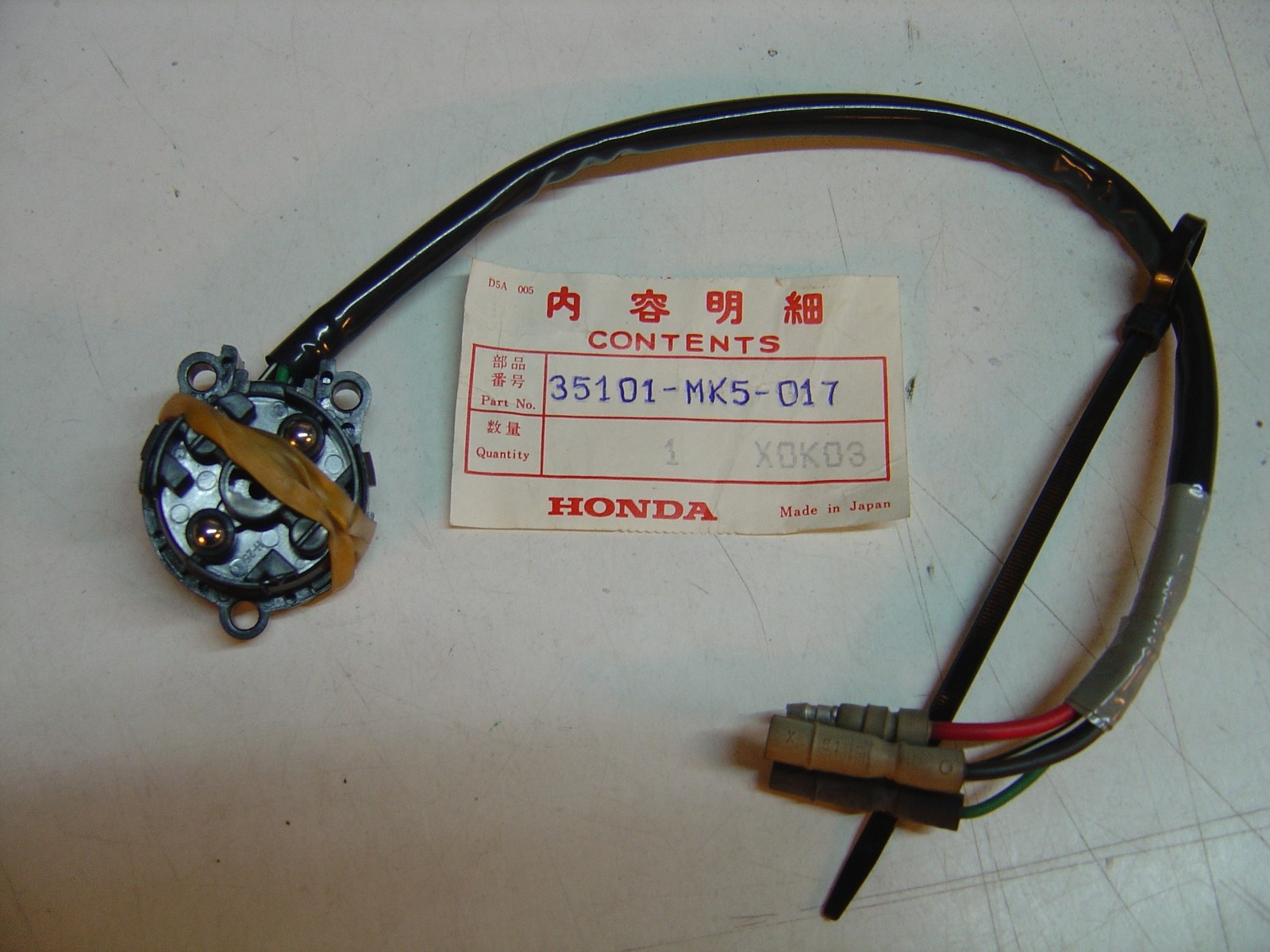 Embase de contacteur à clefs XL600LMF résout les pannes de démarrage moto
