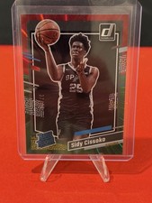 2023-24 Panini Donruss Holo Red Green Laser #223 Sidy Cissoko /75 Rookie RC Card