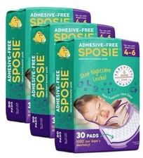 Sposie Overnight Diaper Booster Pads Adhesive-Free Size 4–6 (90 Ct) 0.39 per diaper