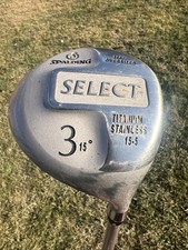 Spalding Select Driver 3 210cc Oversized Titanium Stainless Steel 15  15-5 RH
