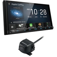 Kenwood DMX907S Multimedia Receiver w/ Apple CarPlay Android Auto Camera