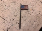Vintage 1985 Hasbro GI Joe USS Flagg Original Part - Flag Pole W/ Decals