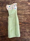 Vintage BARBIE Lunch On The Terrace DRESS ONLY #1649 (1966-67) * JAPAN Green