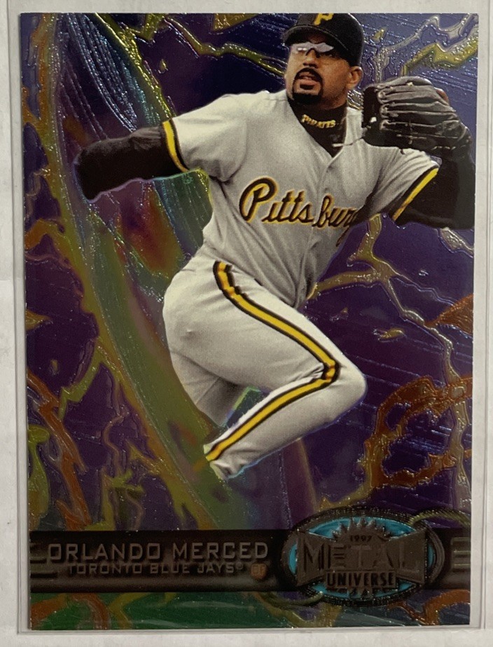 1997 Fleer Metal Baseball Orlando Merced Base Card #187 Complete Your Set! ⚾️