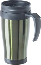 Oggi Commuter Travel Mug 14oz - Insulated Coffee Mug, 14 Ounces, Olive 