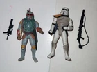 Kenner Star Wars Power of the Force Boba Fett  & Tatooine Trooper 2 Figure LOT
