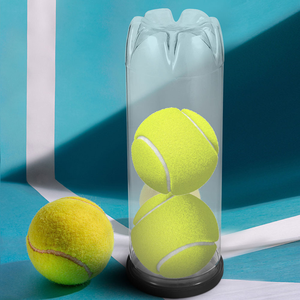 5 Pcs Balls Tennis Cylinder Accessories Goalkeeper Transparent Tube Man