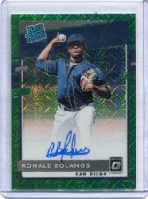 2020 Optic - RONALDO BOLANOS - Green Prizm Autograph Rookie - PADRES #d/99