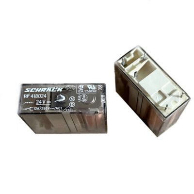 SCHRACK RP418024 RP479024 24VDC Power Relay 12A 250VAC 5Pins 1PC #E6*