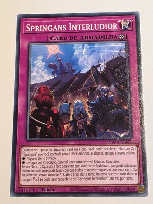 Springans Interluder Yugioh Card - DAMA-EN071 Common 1st Edition From Dawn Of Majesty Set