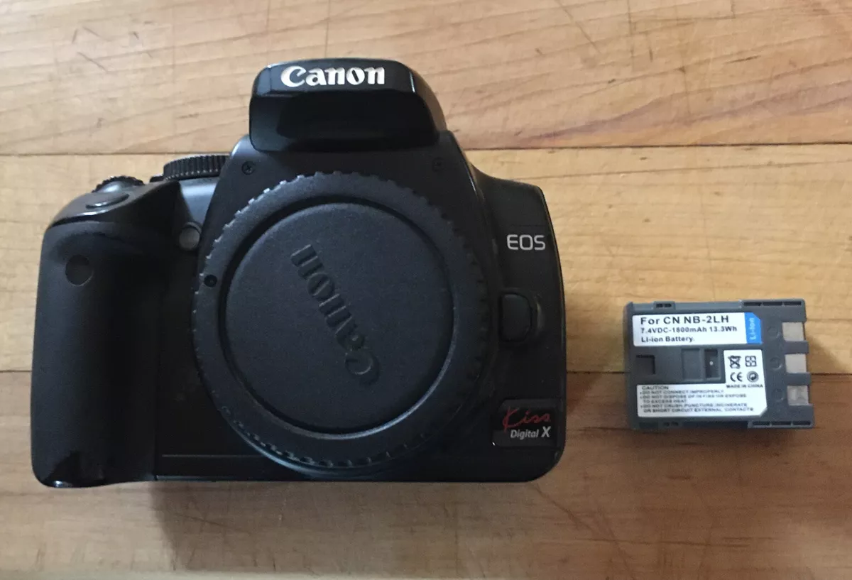 Canon EOS Kiss Digital X Black Body Only DSLR Camera. DS126151 Won’t Power  Up