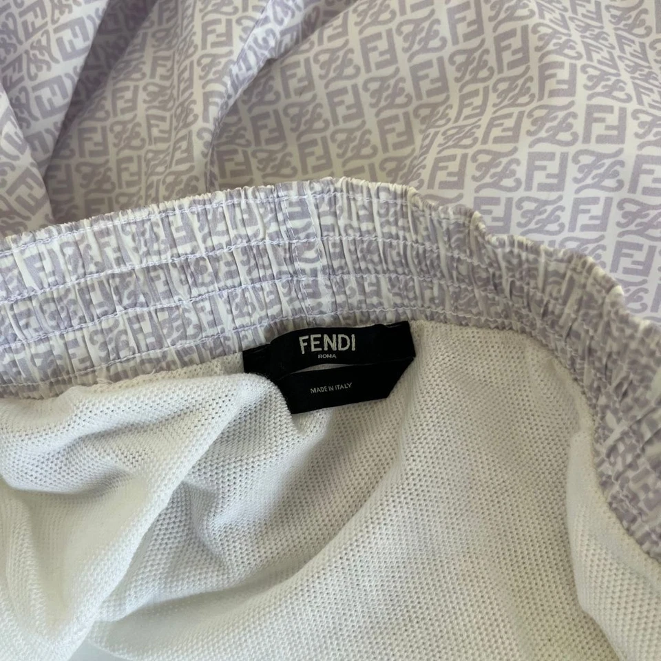 Мужские шорты на шнурке Fendi FF - Изображение 4 из 4